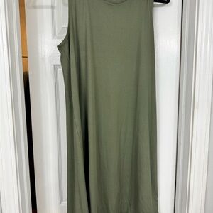 32 Degrees Green Sleeveless Crew Neck Sundress
